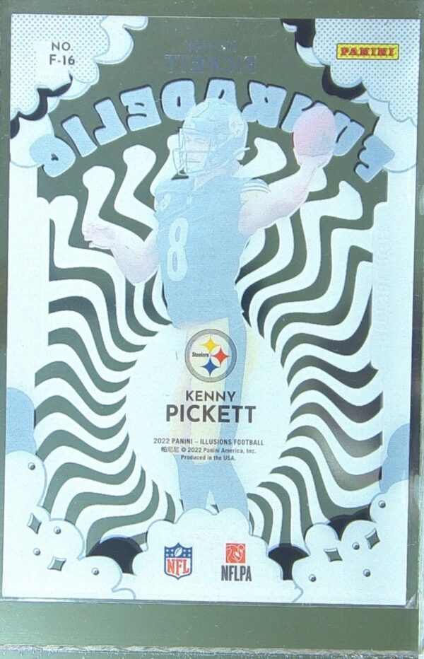 2022 Panini Illusions Kenny Pickett RC #F-16 Steelers Funkadelic - Image 3