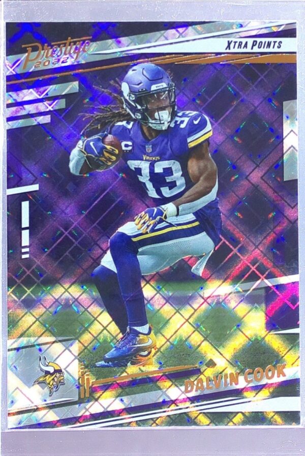 2022 Panini Prestige Dalvin Cook Xtra Points Diamond #190 Vikings