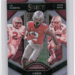 2022 Panini Select Draft Picks Chris Olave / J.K. Dobbins / Nick Bosa #SC-OSU