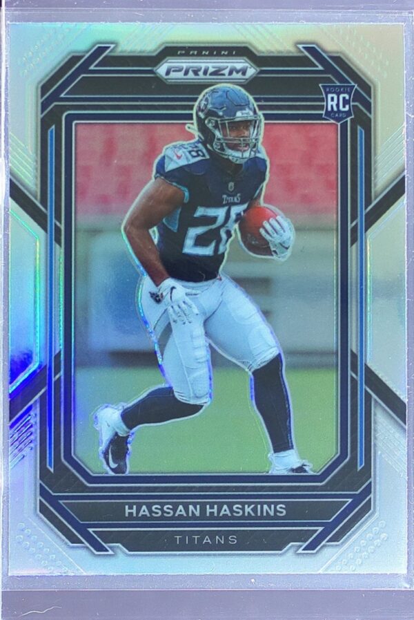 2022 Prizm Hassan Haskins Silver RC #326 Titans