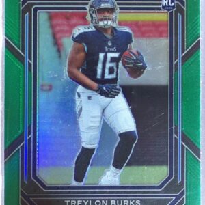 2022 Prizm Treylon Burks Green RC #313 Titans