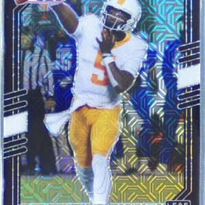 2022 Pro Set Draft Hendon Hooker RC #PSB-HH1 Volunteers Base Mojo Black