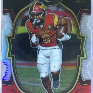 2022 Select Brian Robinson Jr. Black and Red Prizm Die Cut RC #78 Commanders
