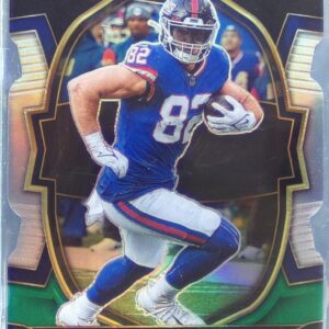 2022 Select Daniel Bellinger Black and Green Prizm Die Cut RC #84 Giants