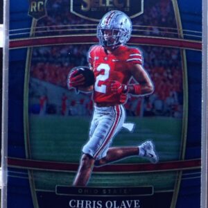 2022 Select Draft Picks Chris Olave Blue (Retail Base) #5 Buckeyes RC