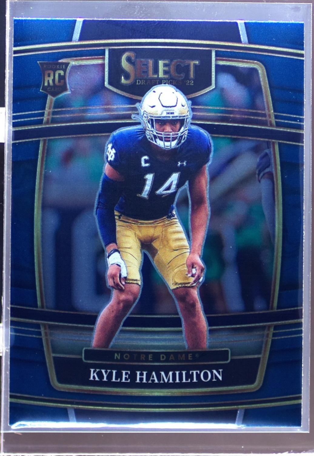 2022 Select Draft Picks Kyle Hamilton Blue (Retail Base) #21 Irish