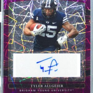 2022 Select Draft Picks Tyler Allgeier Auto /89 #YE-TAL Cougars Youth Explosion
