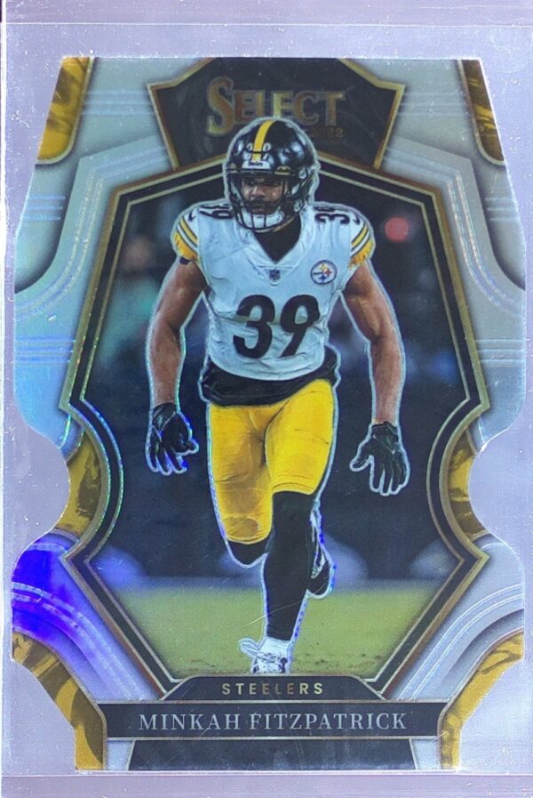 2022 Select Minkah Fitzpatrick Silver Prizm Die Cut #184 Steelers