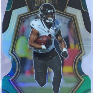 2022 Select Travis Etienne Jr. Black and Green Prizm Die Cut #147 Jaguars