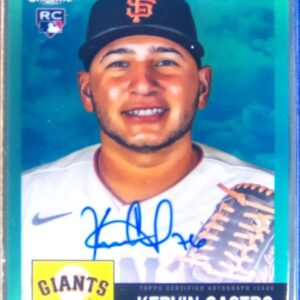 2022 Topps Chrome Platinum Anniversary Kervin Castro Auto /150 RC #CPA-KC Auto