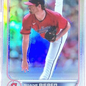 2022 Topps Chrome Shane Bieber Refractor #208 Guardians