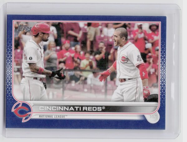 2022 Topps Cincinnati Reds Team Leaders Purple #96 Reds