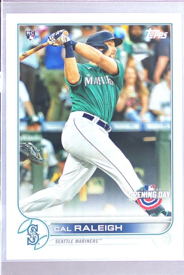 2022 Topps Opening Day Cal Raleigh RC #124 Mariners