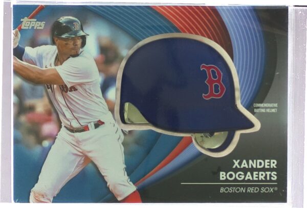 2022 Topps Xander Bogaerts #BH-XB Sox Batting Helmet Commemorative Relic