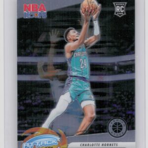2023-24 Hoops Premium Stock Brandon Miller RC 10 Hornets Attack The Rack