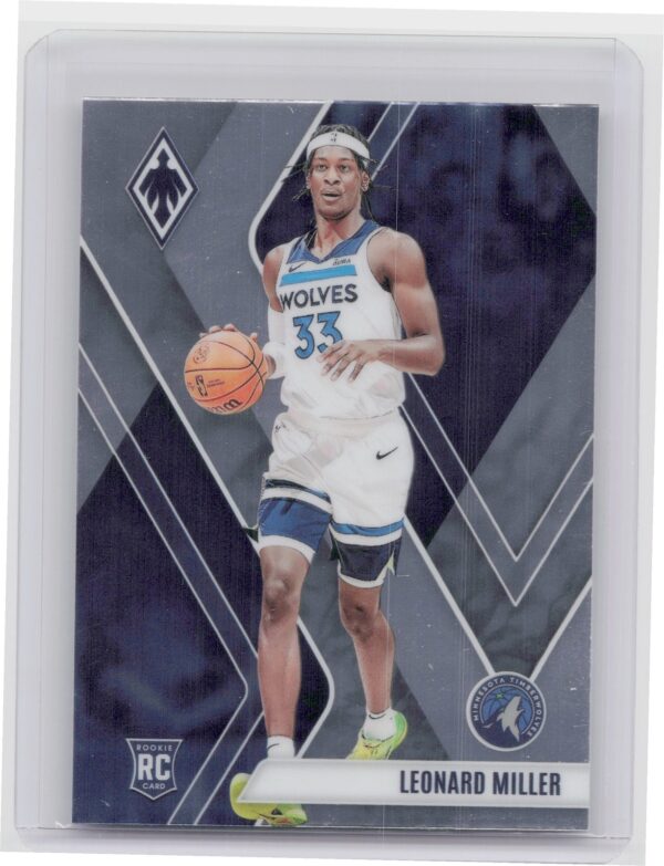 2023-24 Panini Phoenix Leonard Miller RC 259 Timberwolves