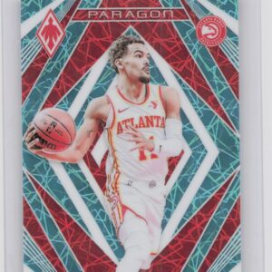 2023-24 Panini Phoenix Trae Young 24 Hawks Paragon Phoenix Teal Lazer