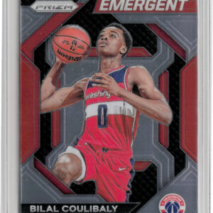 2023-24 Panini Prizm Bilal Coulibaly #4 Wizards Emergent
