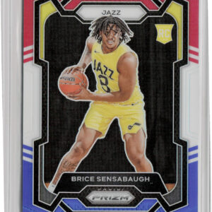 2023-24 Panini Prizm Brice Sensabaugh Prizms Red White and Blue #177 Jazz