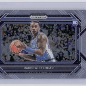 2023-24 Panini Prizm Draft Picks Dariq Whitehead VAR #25 Devils
