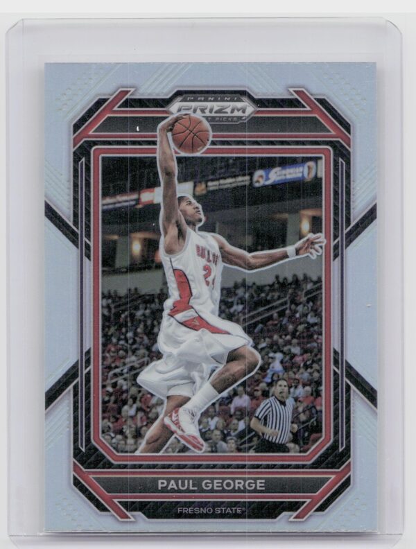 2023-24 Panini Prizm Draft Picks Paul George Silver #58 Bulldogs