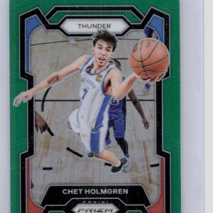 2023-24 Prizm Chet Holmgren Prizms Green #115 Thunder
