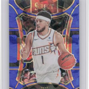 2023-24 Select Devin Booker Blue Cracked Ice Prizms #343 Suns