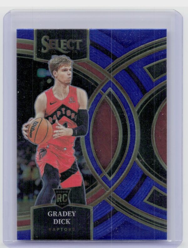 2023-24 Select Gradey Dick Blue Prizms RC #126 Raptors