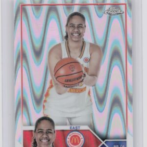 2023-24 Topps Chrome McDonald's All American Aalyah Del Rosario RayWave #75