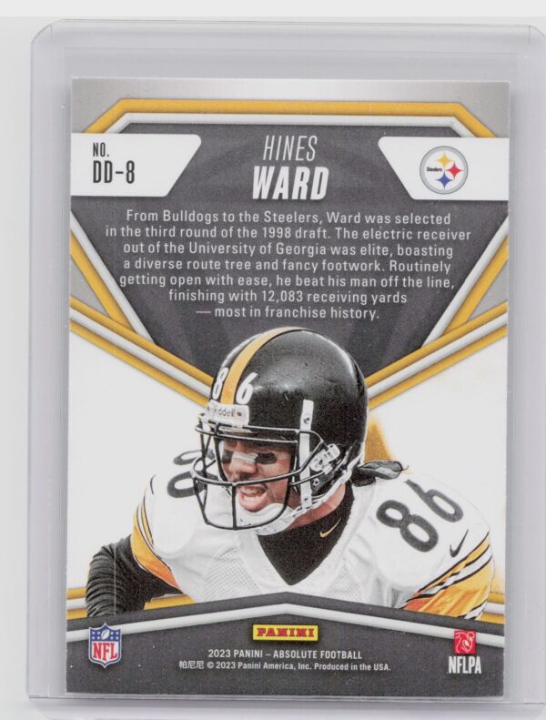 2023 Absolute Hines Ward Draft Diamonds #DD-8 Steelers - Image 3