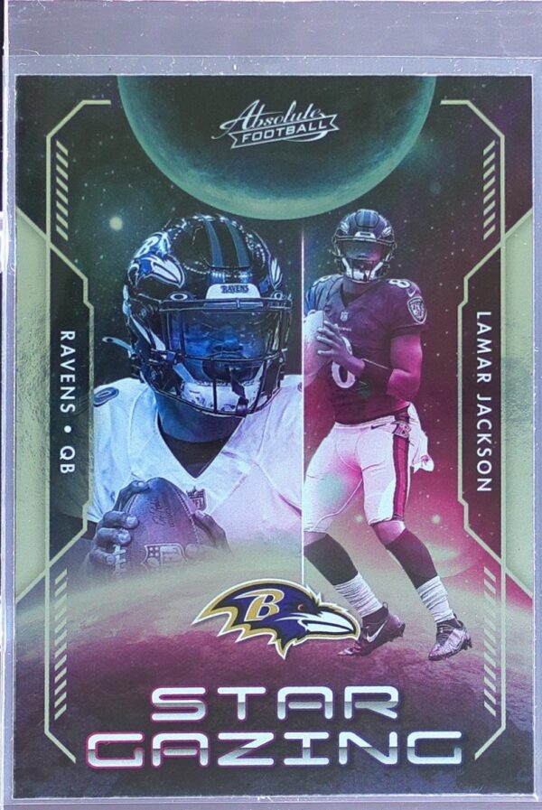 2023 Absolute Lamar Jackson #SG-4 Ravens Star Gazing