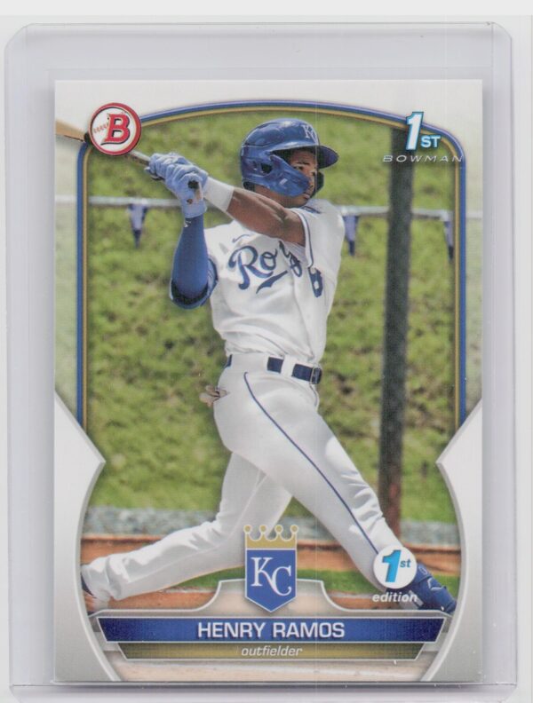 2023 Bowman 1st Edition Henry Ramos #BPPF-96 Royals