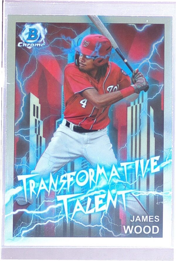 2023 Bowman Draft James Wood #TT-15 Nationals Transformative Talent