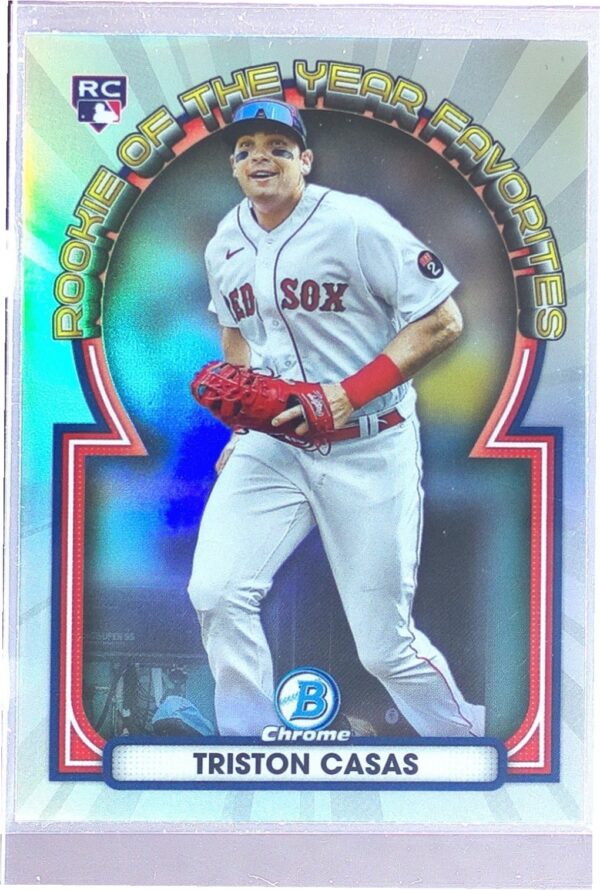 2023 Bowman Triston Casas RC #ROYF-14 Sox Rookie of the Year Favorites