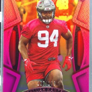 2023 Certified Calijah Kancey RC Pink Mirror /199 #189 Buccaneers