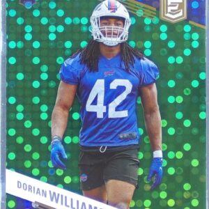 2023 Donruss Elite Dorian Williams Green Disco RC #137 Bills