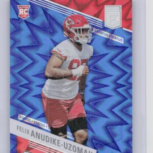 2023 Donruss Elite Felix Anudike-Uzomah Status Explosion /625 #140 Chiefs