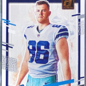 2023 Donruss Luke Schoonmaker RC #18 Cowboys Rated Rookie Portrait