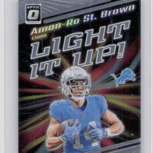 2023 Donruss Optic Amon-Ra St. Brown #LU-AB Lions Light It Up!