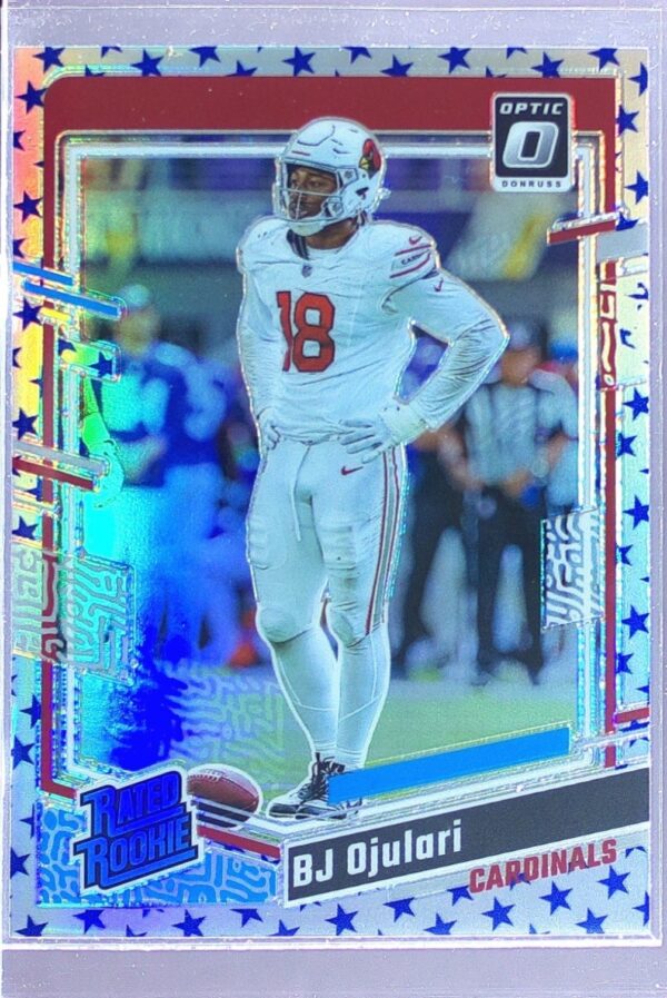 2023 Donruss Optic BJ Ojulari Stars RC #201 Cardinals
