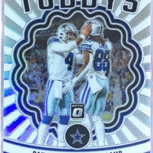 2023 Donruss Optic Dak Prescott / CeeDee Lamb #BT-DC Cowboys Best Tuddys holo