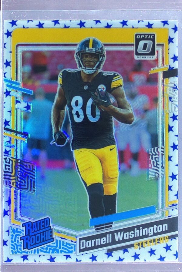 2023 Donruss Optic Darnell Washington Stars RC #286 Steelers