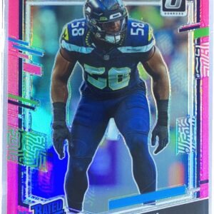 2023 Donruss Optic Derick Hall Pink RC #291 Seahawks