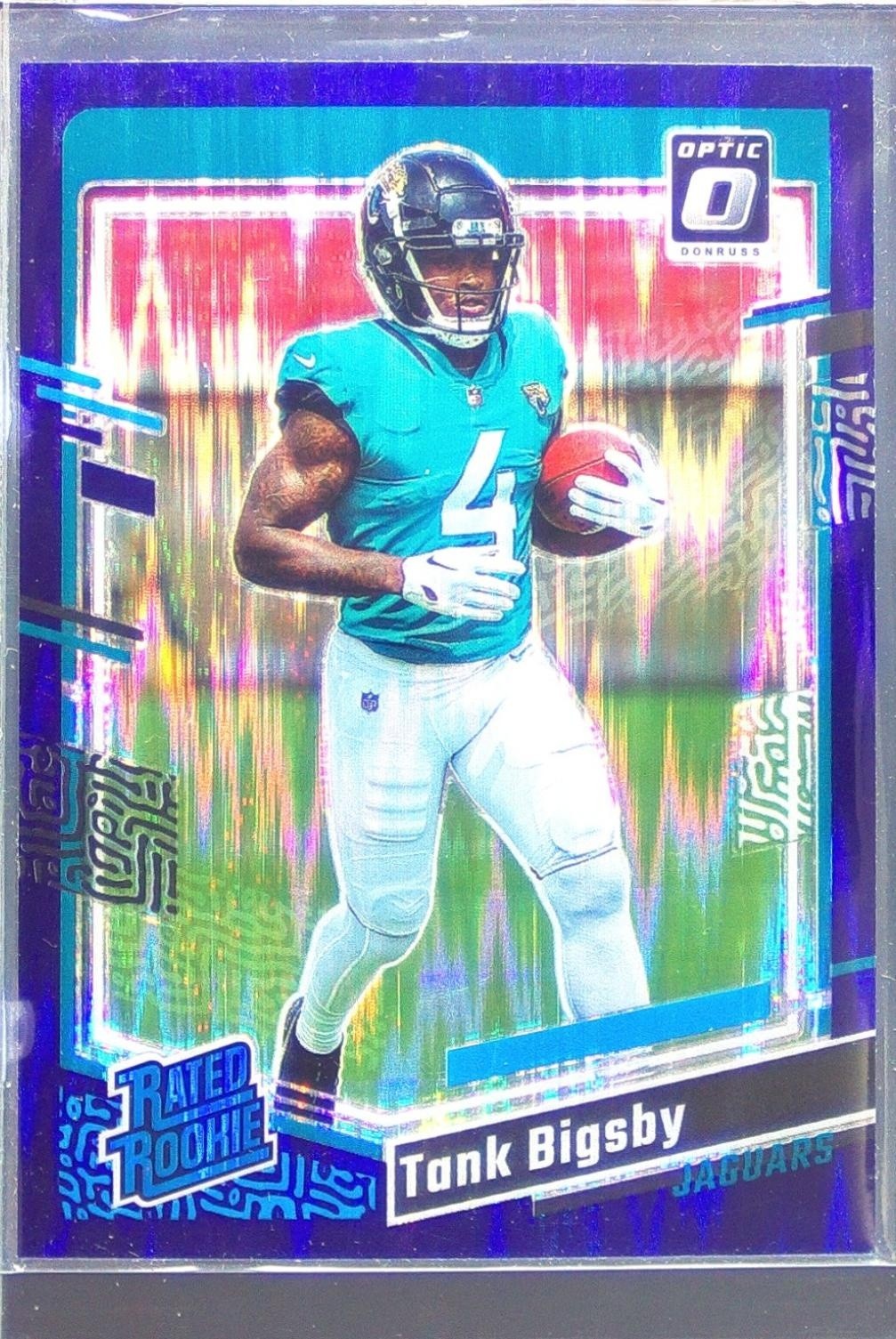 2023 Donruss Optic Tank Bigsby Purple Shock RC #252 Jaguars