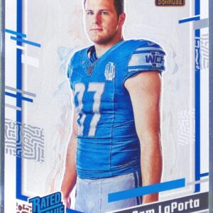 2023 Donruss Sam LaPorta RC #12 Lions Rated Rookie Portrait