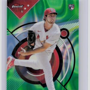 2023 Finest Matthew Liberatore Green Lava Refractor /99 #77 Cardinals