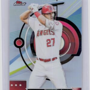 2023 Finest Mike Trout Refractor #90 Angels