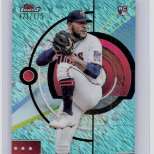 2023 Finest Simeon Woods Richardson Aqua Shimmer Refractor /175 #2 Twins