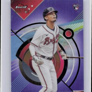 2023 Finest Vaughn Grissom Purple Refractor /250 #88 Braves