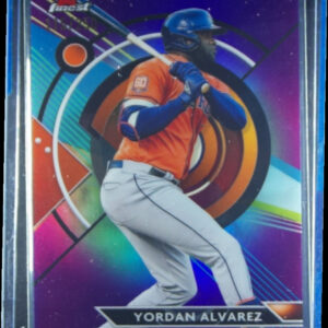 2023 Finest Yordan Alvarez Purple Refractor SN250 #61 Astros